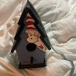 Hand crafted and painted 2004 Dr. Seuss Birdhouse